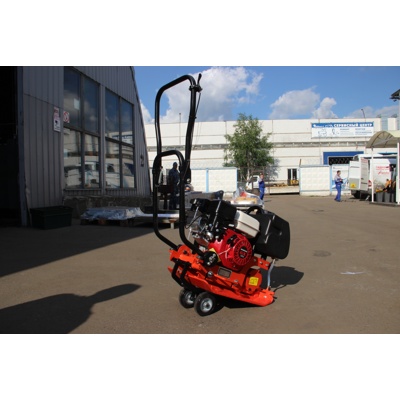 Impulse VP65TH, Виброплита , Honda GX160, .5 лс/ 4 кВт, 70 кг, бак, колеса - фото2