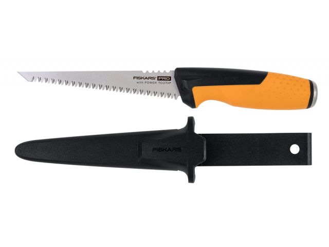 Пила зубчатая с ножнами PowerTooth 8 зубьев на дюйм FISKARS - фото1