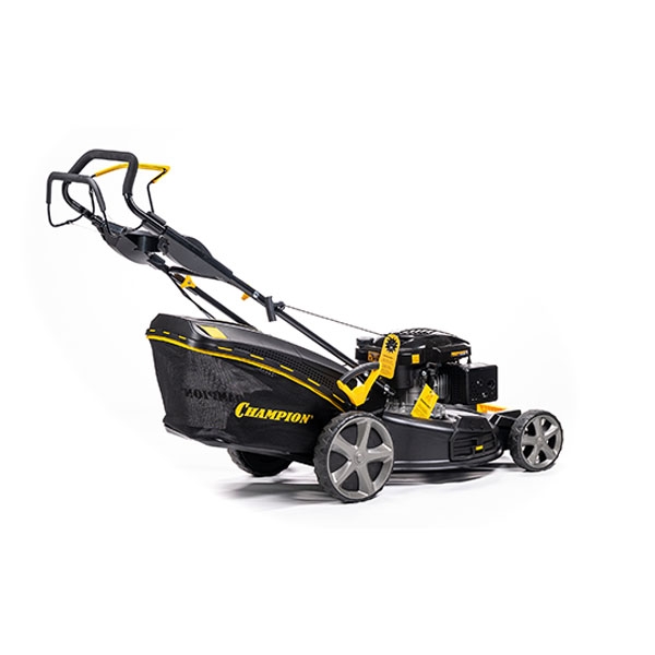 CHAMPION LM5644, Газонокосилка с бензиновым двигателем 4,4 кВт.,привод 555 мм., 65л., 25-75 мм.,1 рычаг/6, 4 в1 - фото1 CHAMPION LM5644, Газонокосилка с бензиновым двигателем 4,4 кВт.,привод 555 мм., 65л., 25-75 мм.,1 рычаг/6, 4 в1 - фото1