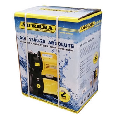 Aurora AGP 1300-20 ABSOLUTE, Насосная станция, 1300 Вт, 4500 л/ч, H=48 м, 19л, всасывание - 8м - фото2 Aurora AGP 1300-20 ABSOLUTE, Насосная станция, 1300 Вт, 4500 л/ч, H=48 м, 19л, всасывание - 8м - фото2