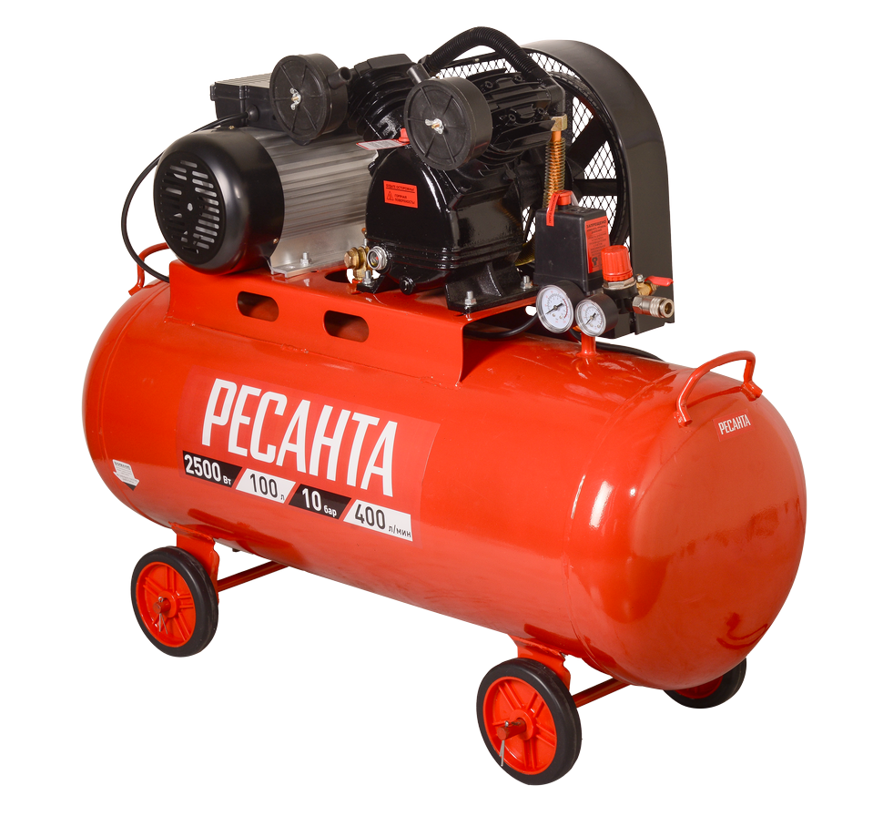Компрессор Ресанта КП-100/400Р, 74/7/5 Компрессор Ресанта КП-100/400Р, 74/7/5