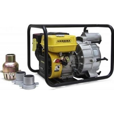 Aurora AMP80D, Мотопомпа для грязной воды, 7 л.с/5,15 кВт, 60000 л/час,  32 м/7 м, 36 кг - фото1