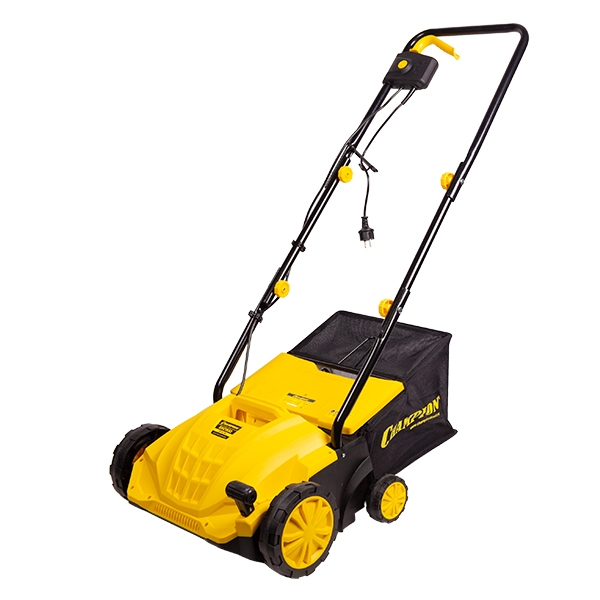 Champion ESC1532, Скарификатор электрический, 1500 Вт., шир 320 мм., травосб. 35л., 2в1 - фото1