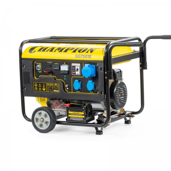 Champion GG7501E, Генератор, 6,06,5 кВт, 420 см. куб., запуск руч.электрич., ВА 1x23032и2х23016и1x128,3 - фото1