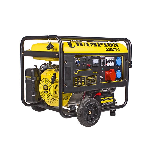 Champion GG7501E-3, Генератор, 380В, 7,58,1 кВт,  эл.старт, ВА 1x40016и2х23016и1x128,3 - фото1