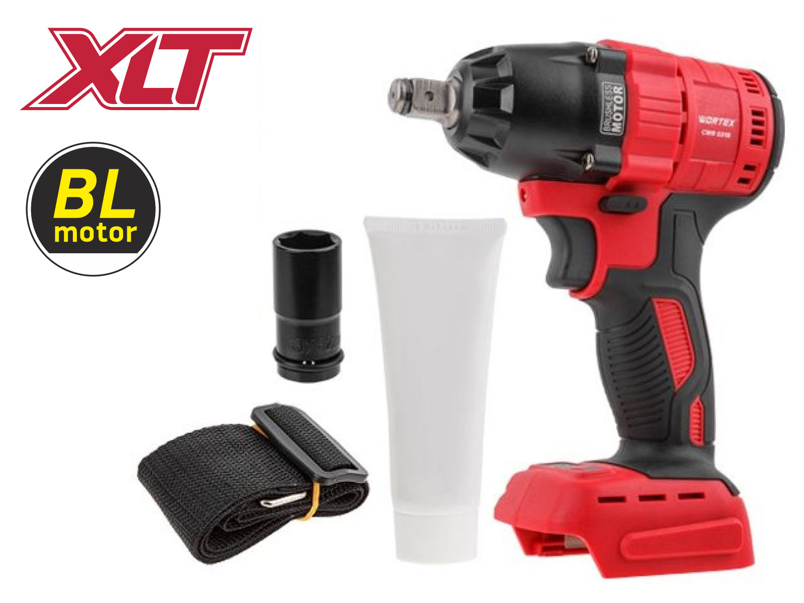 Аккум. ударный гайковерт WORTEX CWR 0318 в кор. ALL1 XLT SOLO БЕСЩЕТ., 18 В, 310 Н*м, 1/2" - фото1 Аккум. ударный гайковерт WORTEX CWR 0318 в кор. ALL1 XLT SOLO БЕСЩЕТ., 18 В, 310 Н*м, 1/2" - фото1