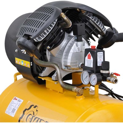 SKIPER AR100V, Воздушный компрессор, 400 л/мин, 8 атм, 100 л, 220 В, 2.2 кВт фото-5