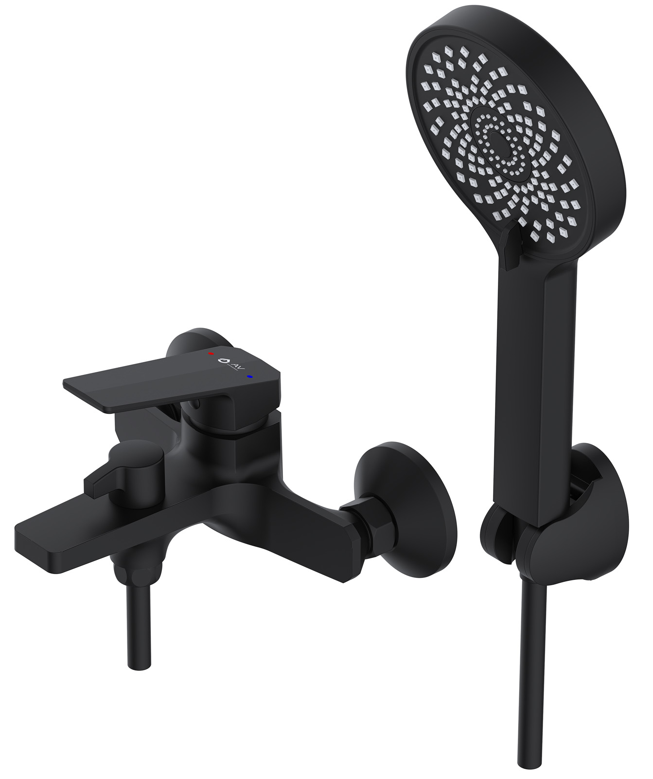 Смеситель для ванны (Lt) D35, серия WIN (black) AV Engineering - фото1 Смеситель для ванны (Lt) D35, серия WIN (black) AV Engineering - фото1