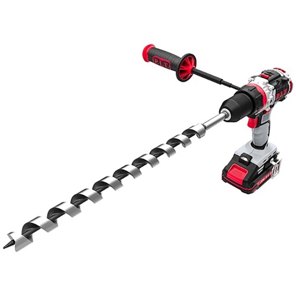 P.I.T. PSB20H-13D/1, Дрель ударная бесщеточная акккумуляторная, 20 В, 0-300/0-2000 об/мин, 75 Hm, 13 мм, 2 ск., АКБ 2Ач, ЗУ, кейс - фото1