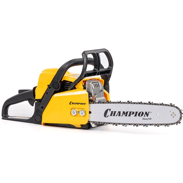 CHAMPION 232-14, Бензиновая цепная пила 232-14"-3/8-1,3-50Е, 1,5 кВт, 31,8 см.куб. - фото1
