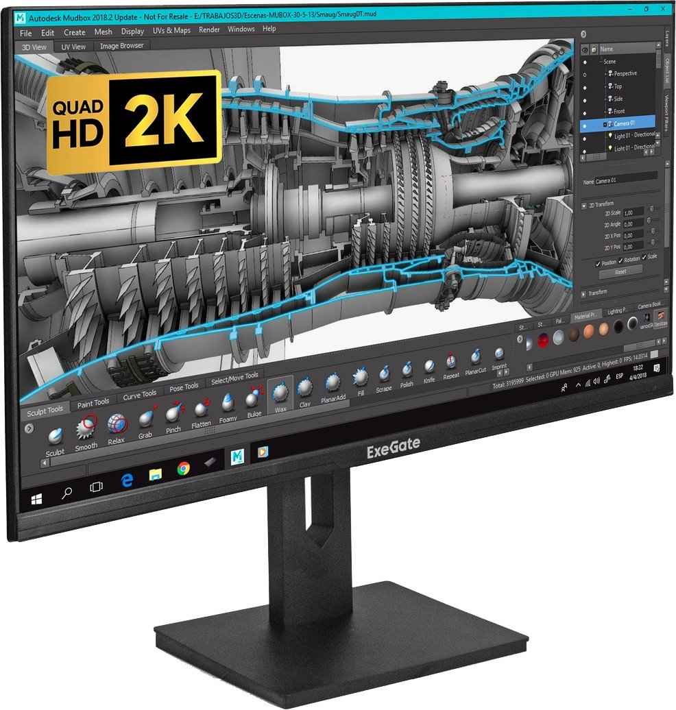 Монитор 27`` ExeGate SmartView ES2707TA (EX296976RUS) Монитор 27`` ExeGate SmartView ES2707TA (EX296976RUS)