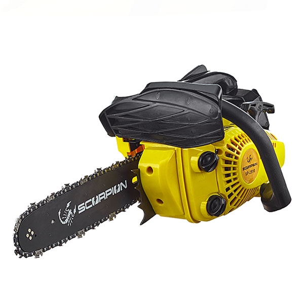 SCORPION SP-2510, Пила цепная бензиномоторная, 1100 Вт/1,65 л.с., 25 см.куб., шина 30 см/12" - фото1 SCORPION SP-2510, Пила цепная бензиномоторная, 1100 Вт/1,65 л.с., 25 см.куб., шина 30 см/12" - фото1