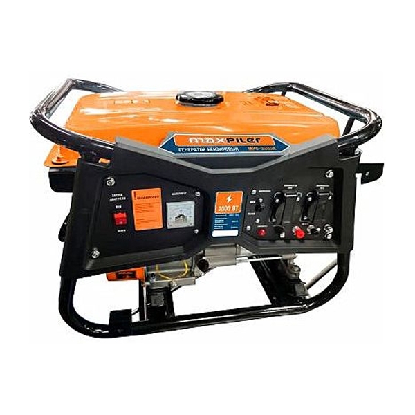 P.I.T. MPG-3000С, Генератор бензиновый, 3/2,8 кВт,7 л.с.,15 л., мед. обм.двиг. - фото1