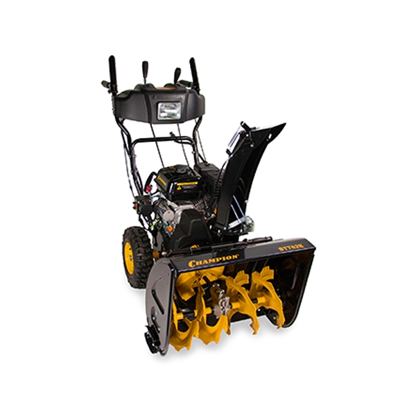 Champion ST762E , Снегоотбрасыватель 6,5 л.с4,8 кВт, шир 61см, высот 51 см, 6F2R, эл.стартер, фара - фото1