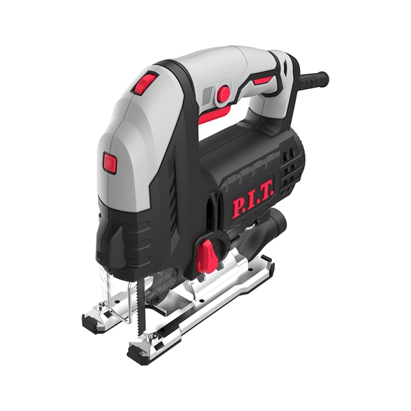 P.I.T. PST 90-C2, Лобзик электрический, 900Вт, 100мм, 1000-3200 ход/мин, БЗП, маятник, лазер, LED-подсв - фото1