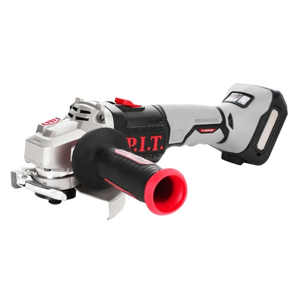PIT PWS20H-125D, Шлифмашина угловая аккум. бесщёточная P.I.T. SOLO 20 В, 125 мм, 3 ск, 4500/6500/8500 об/мин