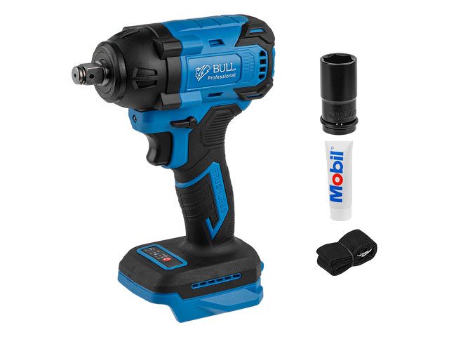Аккум. ударный гайковерт BULL SC 1804 в кор. XLTpro SOLO БЕСЩЕТ., 18 В, 400 Н*м, 1/2"