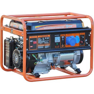 Электростанция SKIPER LT9000EB  (6.5кВт, 2х230В/16А, 1х230В/32А, 12В, бак 25.0л) - фото1