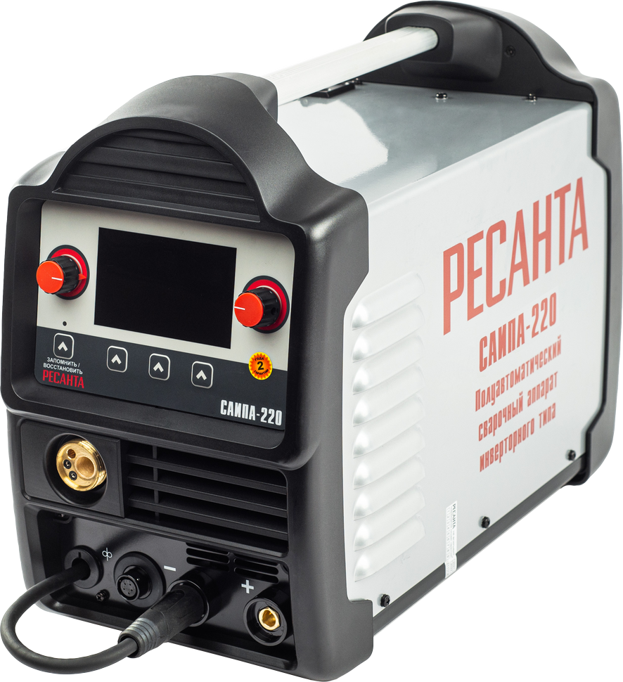 Сварочный полуавтомат Ресанта САИПА-220 СИНЕРГИЯ (MIG/MAG), 65/75 Сварочный полуавтомат Ресанта САИПА-220 СИНЕРГИЯ (MIG/MAG), 65/75