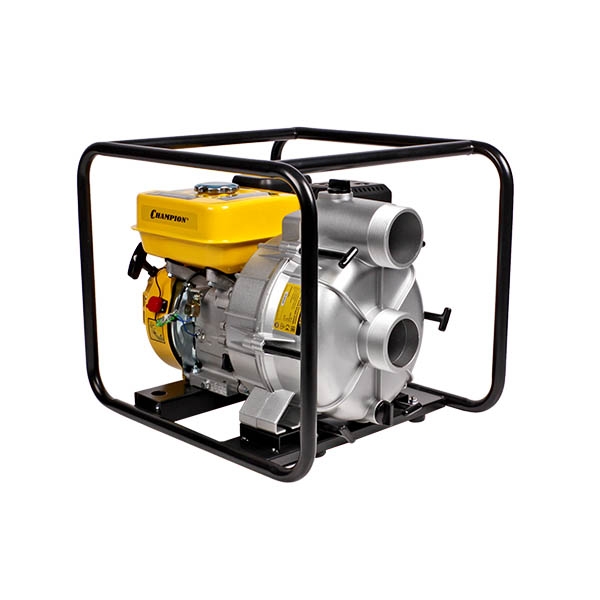 Champion GTP80, Водяной насос для грязн воды (мотопомпа), 5,1 кВт7 л.с., 1300 л.м.,  всас.8 м, выс.нап.26 м, 34,5 кг - фото1