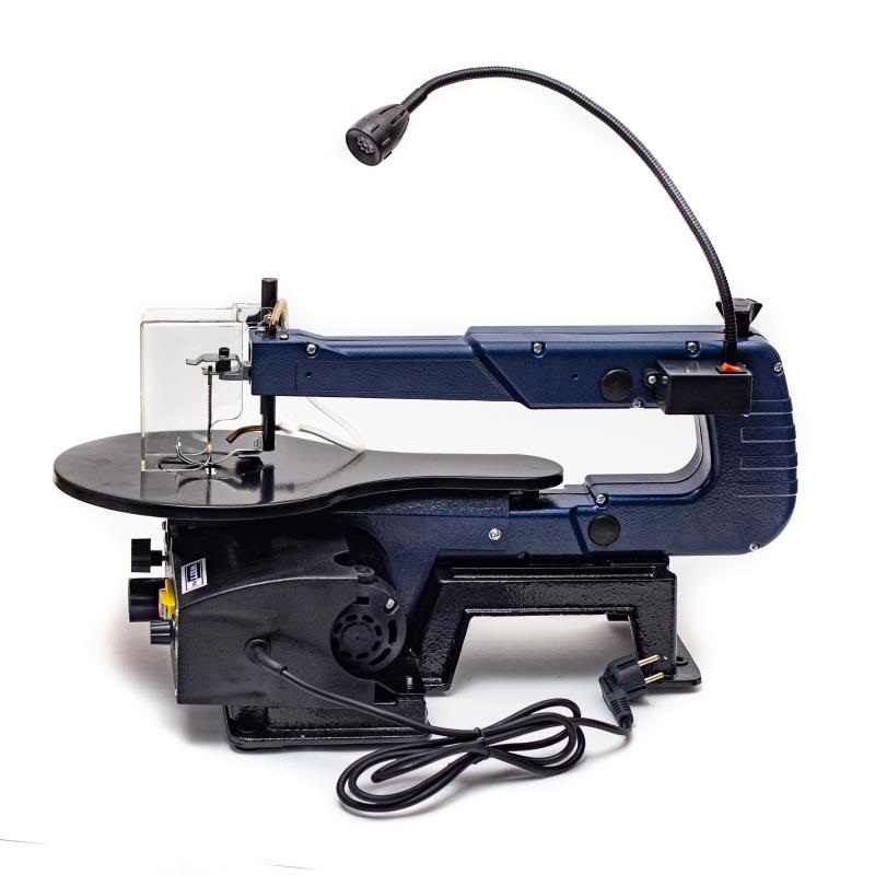 WATT WSS-406, Лобзиковый станок, 130W, 400-1600 об/мин, глубина пропила до 50 мм, стол 415x250 мм, LED-подсветка, 17.130.406.00 - фото1