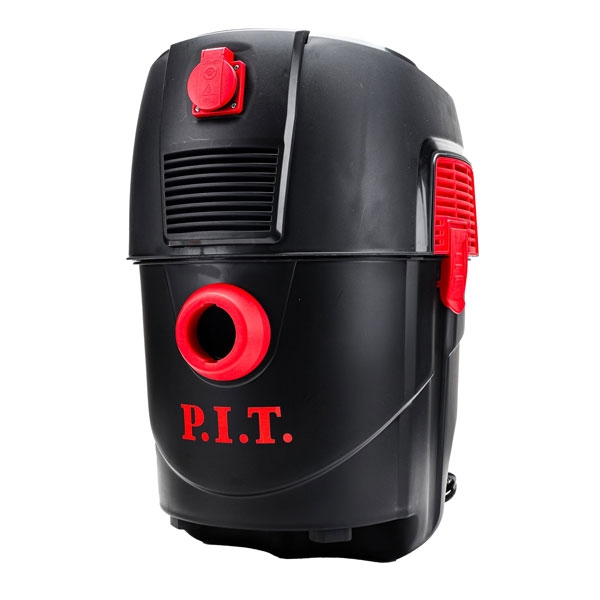 PIT PVC30-C1, Пылесос строительный электрич. P.I.T. PVC30-C1, 1600 Вт, роз. 2 кВт, бак 30 л, ударопрочный пластик