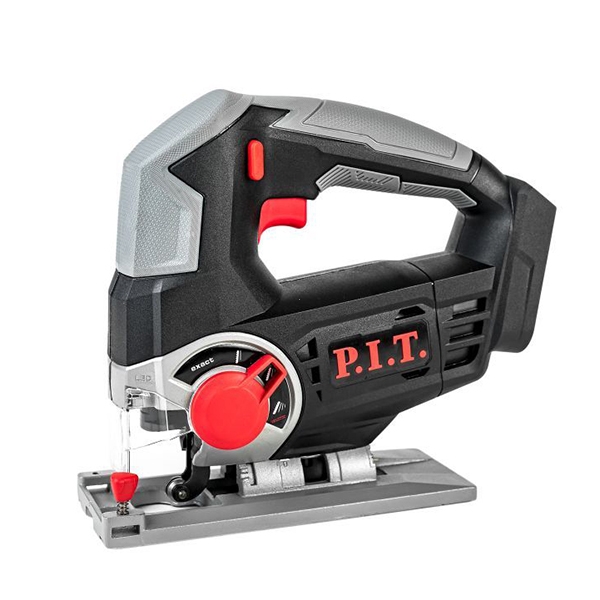 P.I.T. PST20H-80A, Лобзик аккумуляторный, Li-ion, 20В., пропил 80мм., 0-2400 об/мин., быстрозажимн. Без АКБ и ЗУ. - фото1