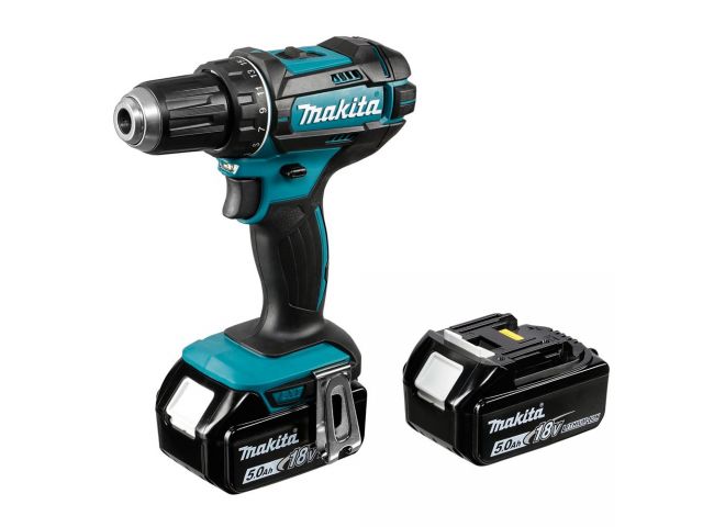 MAKITA DDF482RTJ Шуруповерт аккум. в MakPac-2 (18.0 В, 2*5.0Ah, 62 Нм)