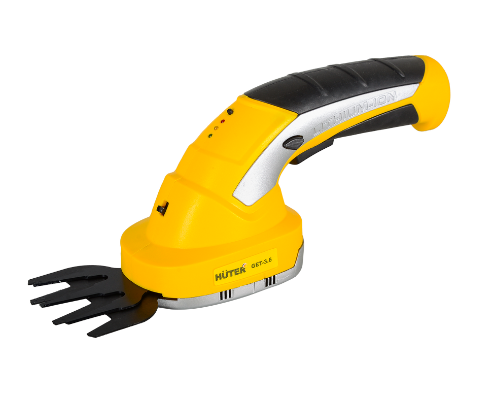HUTER GET-3,6, Аккумуляторный триммер-кусторез Huter GET-3,6, 3.6 В, 1.5 Ач, рез – 8 мм HUTER GET-3,6, Аккумуляторный триммер-кусторез Huter GET-3,6, 3.6 В, 1.5 Ач, рез – 8 мм