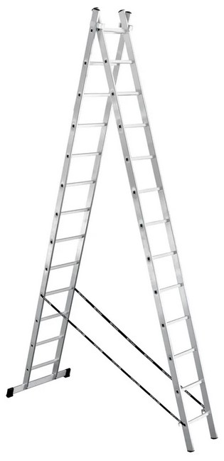 411213 Лестница Dogrular Ufuk Pro (3,71/6,22 м, 13 ст, 2 сек) - фото1
