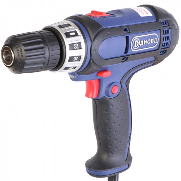 Диолд ЭШ-0,56-2, Электрический шуруповерт, 560 Вт, 0-4500-1500 обмин, 24 Н*м, коробка - фото1