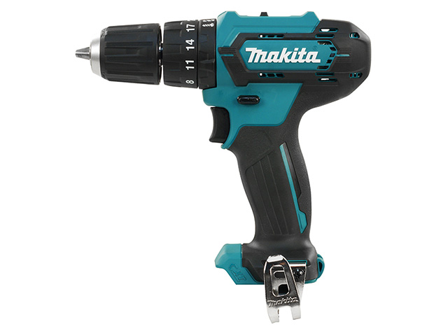 Makita HP333DZ, Дрель аккумуляторная ударная, 12В Li-ion, БЗП-10мм, 30\14Нм, 1.1кг, без АКБ и ЗУ, коробка - фото1
