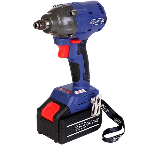 ДИОЛД ГЭА-20ЛИ-03, Гайковерт-шуруповерт ударный аккумуляторный,20 В, 0-2700 уд/мин, 0-3000 об/мин. 280/350/400 Нм, кейс - фото1 ДИОЛД ГЭА-20ЛИ-03, Гайковерт-шуруповерт ударный аккумуляторный,20 В, 0-2700 уд/мин, 0-3000 об/мин. 280/350/400 Нм, кейс - фото1