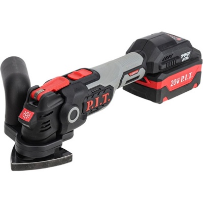 P.I.T. PMT20H-035B, Реноватор (МФИ) аккум. бесщеточный P.I.T. SOLO, 20В, 5000-19000кол/мин, угол 3,6°, LED