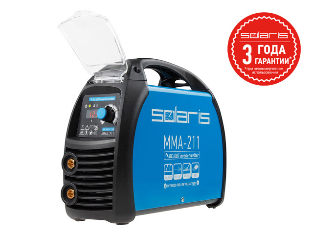 Инвертор сварочный SOLARIS MMA-211 - фото1 Инвертор сварочный SOLARIS MMA-211 - фото1