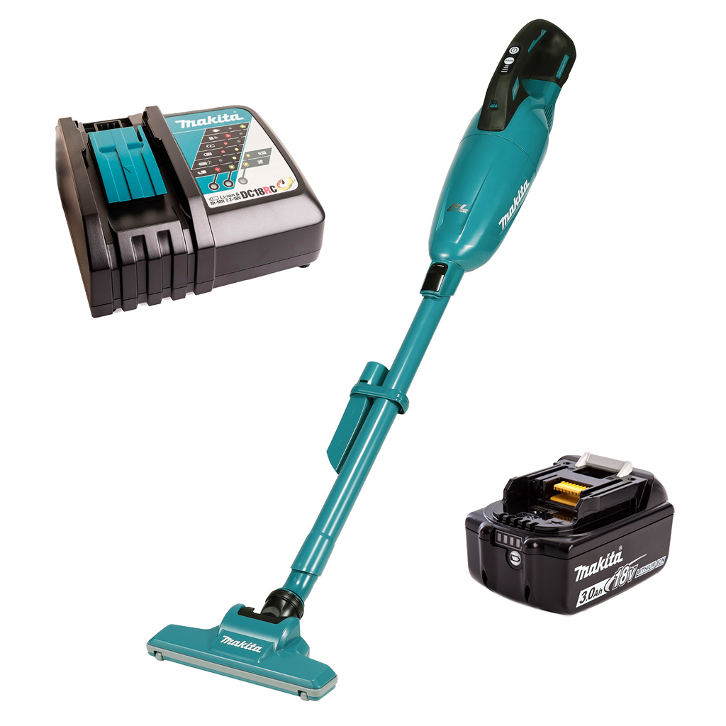 Аккум. пылесос Makita DCL284FRF в кор. (18.0 В, 1 акк., 3.0 А/ч, Li-Ion, ЗУ, 0.73 л, самоочистка: нет) Аккум. пылесос Makita DCL284FRF в кор. (18.0 В, 1 акк., 3.0 А/ч, Li-Ion, ЗУ, 0.73 л, самоочистка: нет)