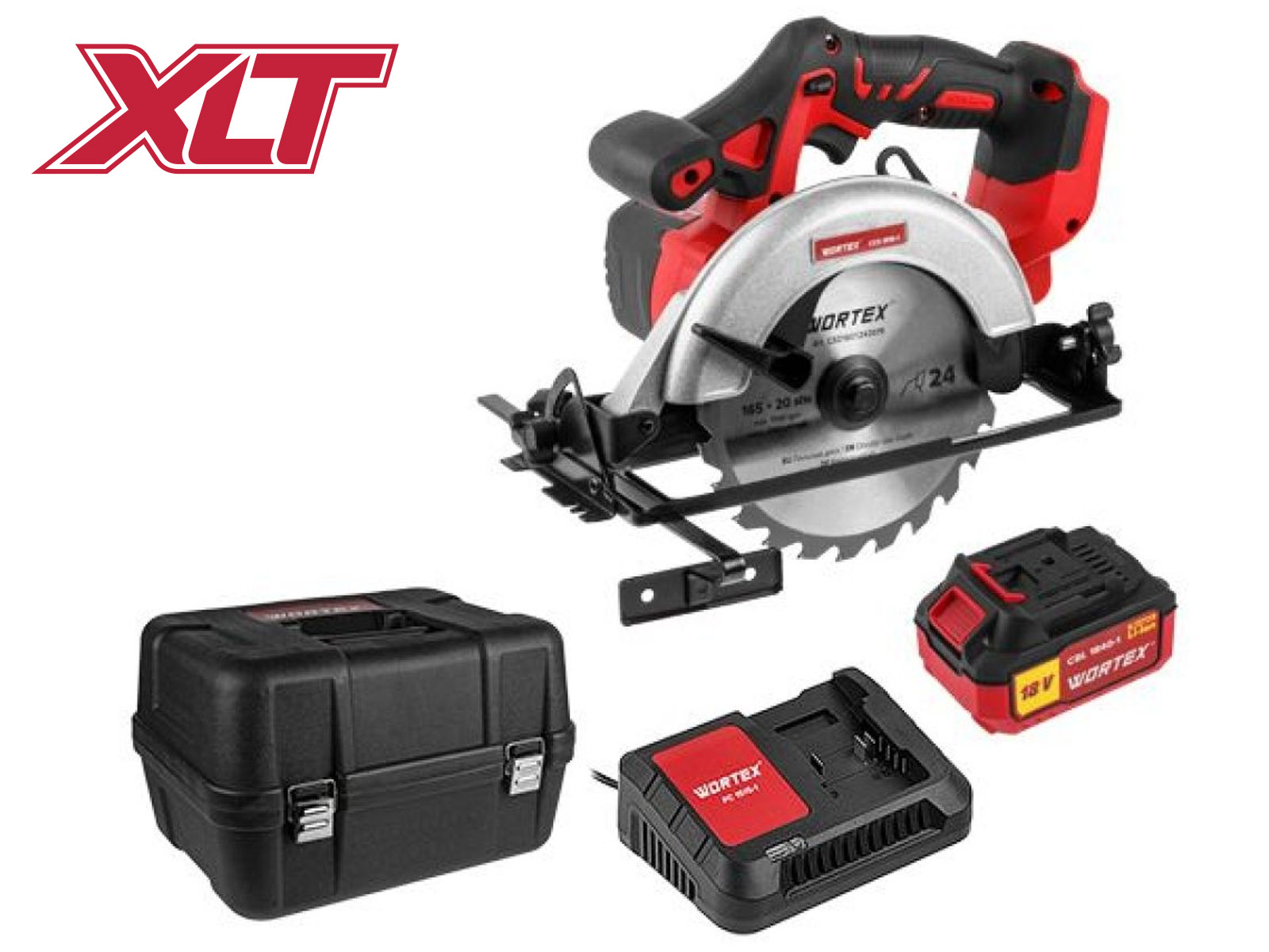 Аккум. циркулярная пила WORTEX CCS 1816-1 в чем. ALL1 XLT SET 18 В, 165 мм, до 55 мм, 4 А*ч Аккум. циркулярная пила WORTEX CCS 1816-1 в чем. ALL1 XLT SET 18 В, 165 мм, до 55 мм, 4 А*ч