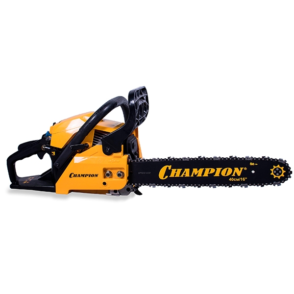 CHAMPION 237-16, Бензиновая цепная пила, 1,5 кВт., 16"/400 мм, 11500 об/мин - фото1
