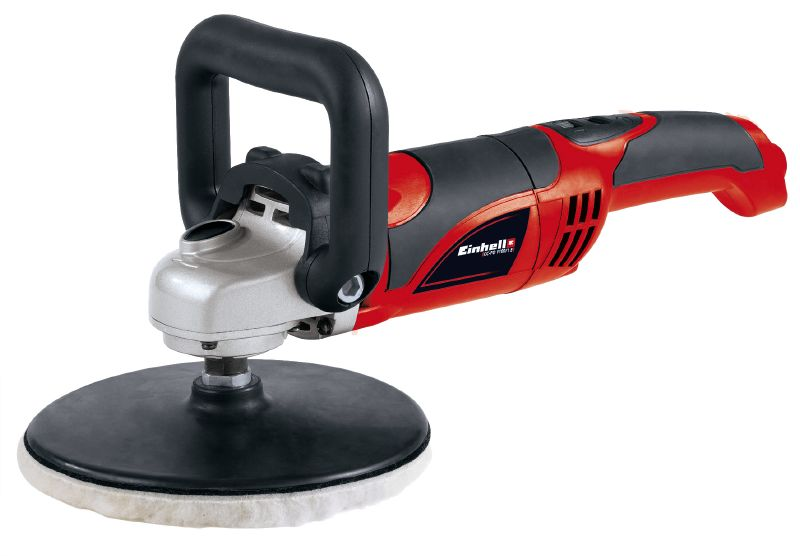 Einhell CC-PO 1100/2 E, Полировальная машина, 1100 Вт, 180 мм, 1100-3500 об/м, рег оборотов, защитная блокировка, 2093265 - фото1