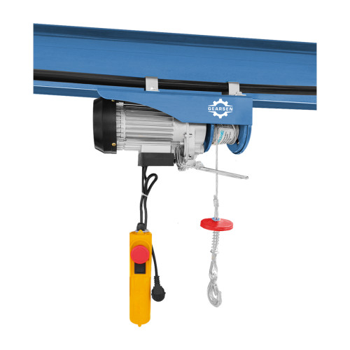 Таль электрическая мини стационарная GEARSEN PA 220В, 250/500 кг, 12/6 м, GPAS 25012 - фото1