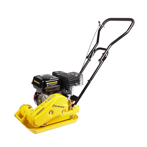 CHAMPION PC6337F, Виброплита бензо, 4,0 кВт5,5 лс, 11кН., 53*37см., 25см., 550м2час, 52,7 кг - фото1