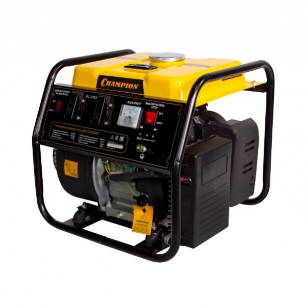 CHAMPION IGG3200, Генератор, 3,2/,3,5 кВт., 7 лс., 5,7 л. - фото1