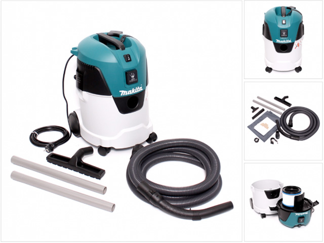 Makita VC2512L, Пылесос, 1000 Вт, 25 л, класс L, полуавтомат (Makita VC 2512 L) - фото1 Makita VC2512L, Пылесос, 1000 Вт, 25 л, класс L, полуавтомат (Makita VC 2512 L) - фото1