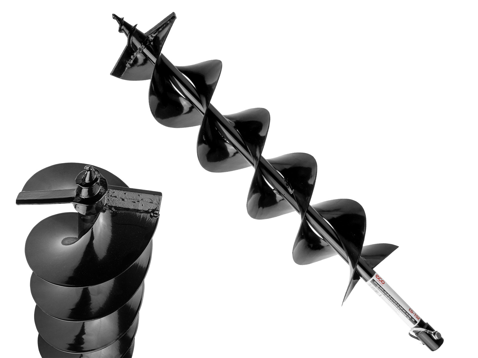 Бур почвенный ф150х800x20мм ECO ED-152 Бур почвенный ф150х800x20мм ECO ED-152