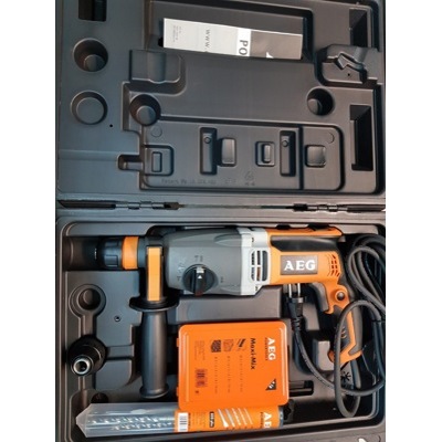 AEG KH 28 Super XE K KIT4, Перфоратор трехрежимный, SDS-Plus, 1010 Вт, 3,1 Дж, кейс, оснастка, арт 33310 - фото2 AEG KH 28 Super XE K KIT4, Перфоратор трехрежимный, SDS-Plus, 1010 Вт, 3,1 Дж, кейс, оснастка, арт 33310 - фото2