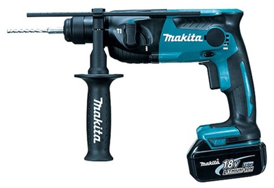 Makita DHR165RME, Аккумуляторный перфоратор 18 В/ 4.0 А/ч Li-Ion, 1.3 Дж, 2.2 кг - фото1