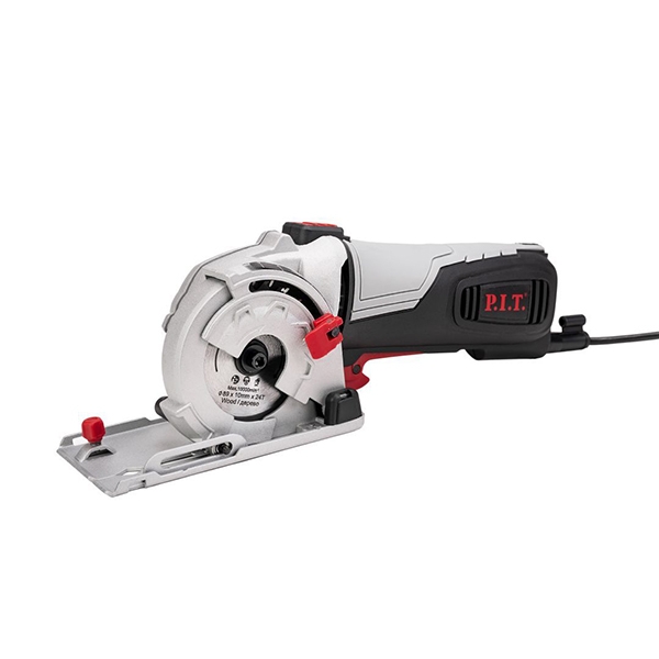 P.I.T. PMS89-C, Мини-пила циркулярная, 600Вт, 5500обмин, диск 89 мм, глуб.проп. 28,5мм, 3 диска - фото1