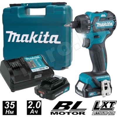 Makita DF032DWAE, Аккумуляторный винтовёрт 10.8V, Li-Ion (Makita DF 032 DWAE) - фото1