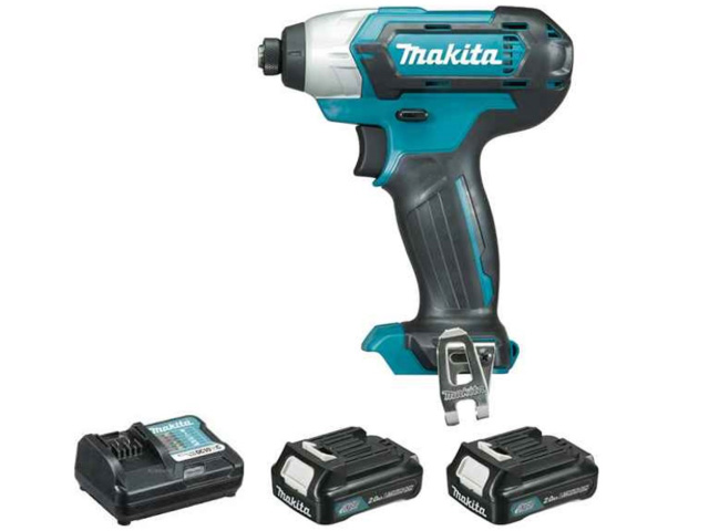 Makita TD110DWAE, Гайковерт аккумуляторный ударный, 10.8В/2х2Ач Li-ion, 0-3500у/м, 110Нм, 1.2кг, чемодан Makita TD110DWAE, Гайковерт аккумуляторный ударный, 10.8В/2х2Ач Li-ion, 0-3500у/м, 110Нм, 1.2кг, чемодан