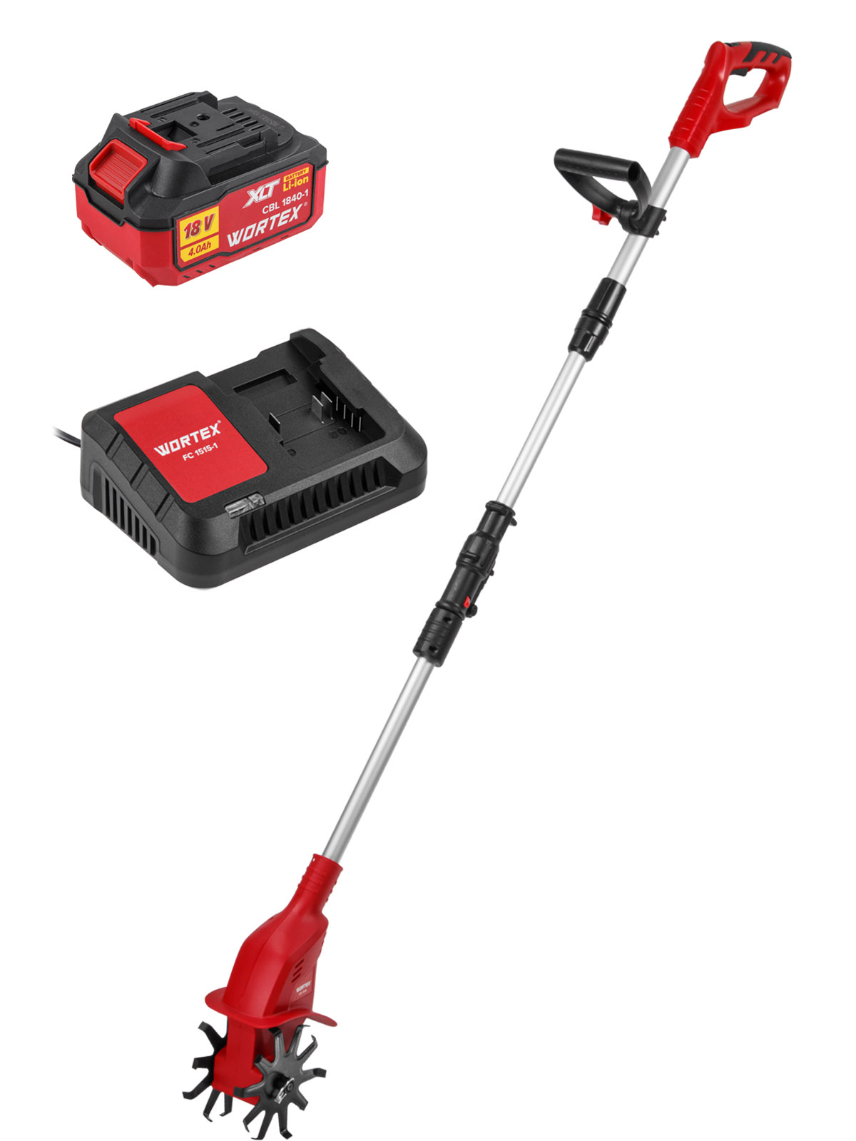 Аккум. культиватор WORTEX CRC 3018 XLT SET